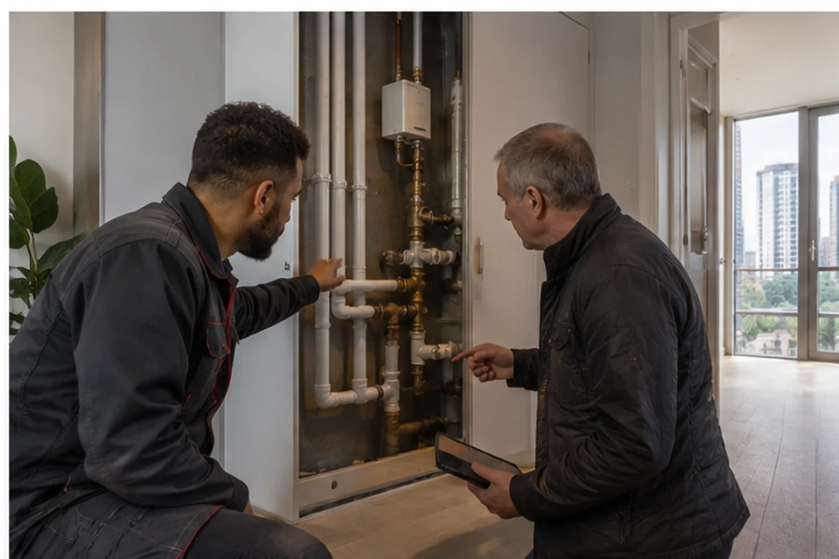 Emergency Plumber Tower Hamlets emergency plumbing assessment at a London property