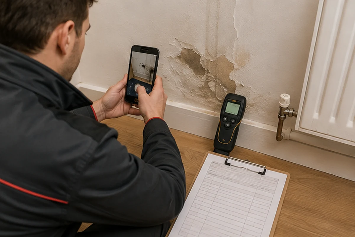 Emergency Plumbing Incident Record for London Leaks, Repairs and Handover