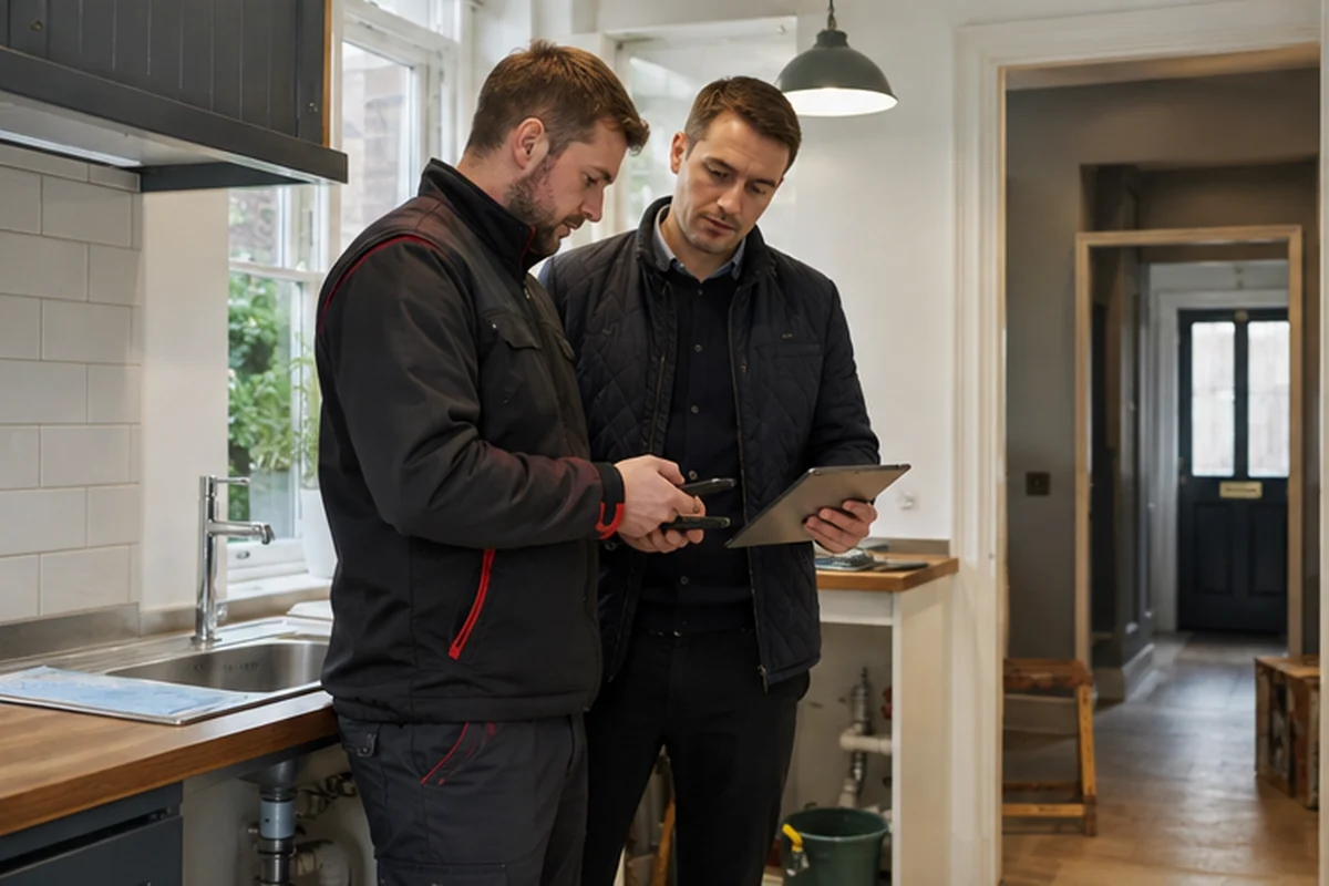 London HMO Emergency Plumbing emergency plumbing assessment at a London property