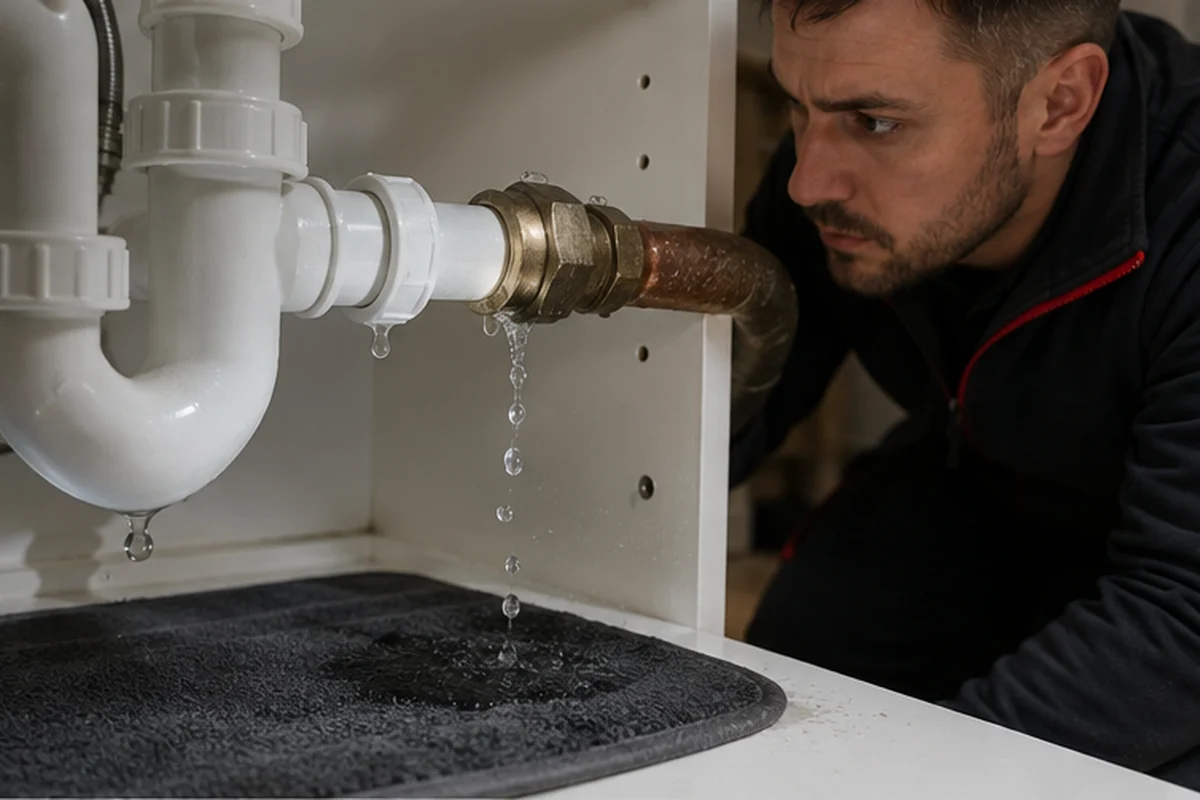 Water Leak Repair London emergency plumbing assessment at a London property